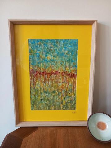 Schilderij in olieverf, 24x30 cm. Gesigneerd.  beschikbaar voor biedingen
