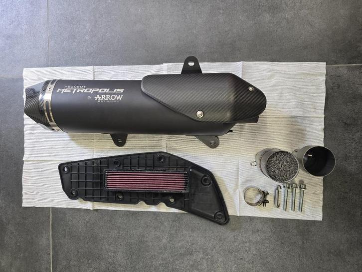 PEUGEOT METROPOLIS 2021-2024: ARROW + sportluchtfilter, Motoren, Accessoires | Overige, Nieuw, Ophalen