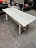 eikenhouten tafel (prijs 100 euro), Ophalen, Gebruikt, Vijf personen of meer, 200 cm of meer
