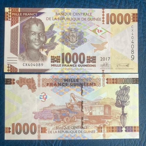 Guinée - 1.000 Francs 2017 - Pick 48b - UNC, Timbres & Monnaies, Billets de banque | Afrique, Billets en vrac, Guinée, Enlèvement ou Envoi