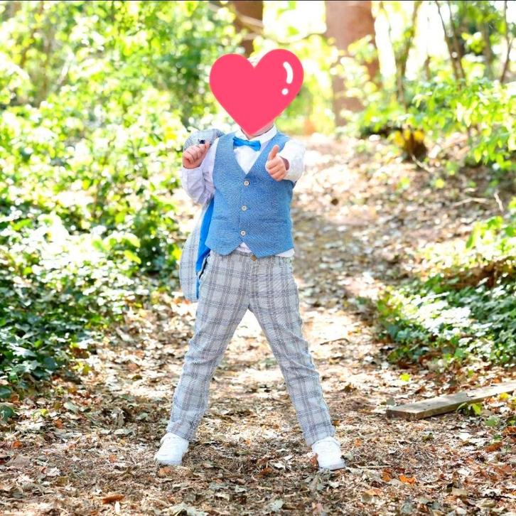 Dlux kostuum maat 140, Kinderen en Baby's, Kinderkleding | Maat 140, Zo goed als nieuw, Jongen, Setje, Ophalen