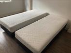 Lit Boxspring 160x200 cm + matelas— ou 2 lits 1 place, Huis en Inrichting, Slaapkamer | Boxsprings, Ophalen, Zo goed als nieuw