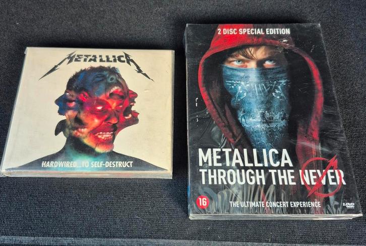 Metallica 2 dvd's + 2 cd's boxsets, Cd's en Dvd's, Dvd's | Muziek en Concerten, Boxset, Ophalen of Verzenden