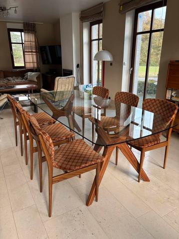 6 chaises scandinaves / danoises en teck beschikbaar voor biedingen