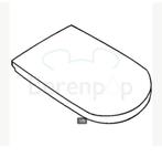 Keramag Vitelle abattant , lunette wc 573640 accessoire, Enlèvement, Neuf, Chrome, Autres types