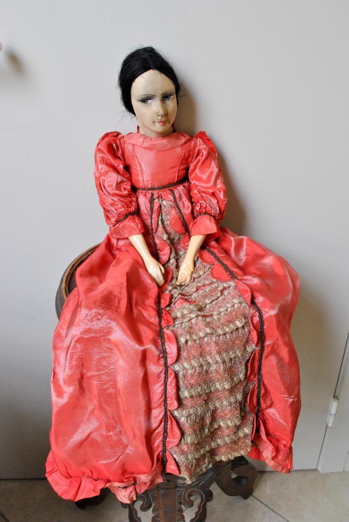 Antieke Franse sofadoll, Antiek en Kunst, Curiosa en Brocante, Ophalen of Verzenden