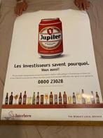 Afffiche relative à l'"entrée en Bourse" de JUPILER, Verzamelen, Foto's en Prenten, Ophalen, Zo goed als nieuw