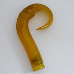 Poignée de canne de marche en bakélite de couleur ambre, Bijoux, Sacs & Beauté, Envoi