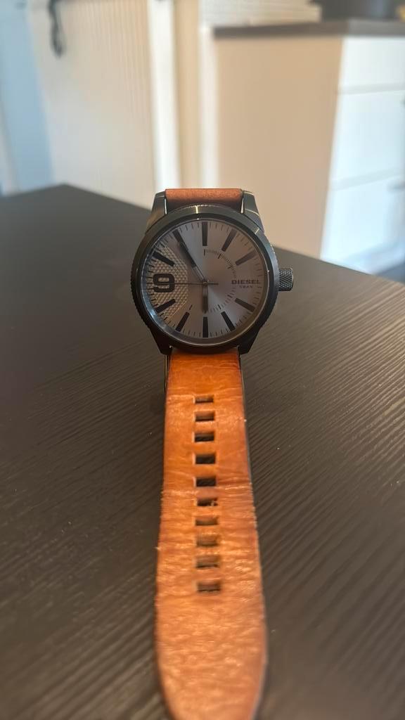 Diesel DZ1764 herenhorloge – originele Diesel, Handtassen en Accessoires, Horloges | Heren, Zo goed als nieuw, Leer, Ophalen of Verzenden