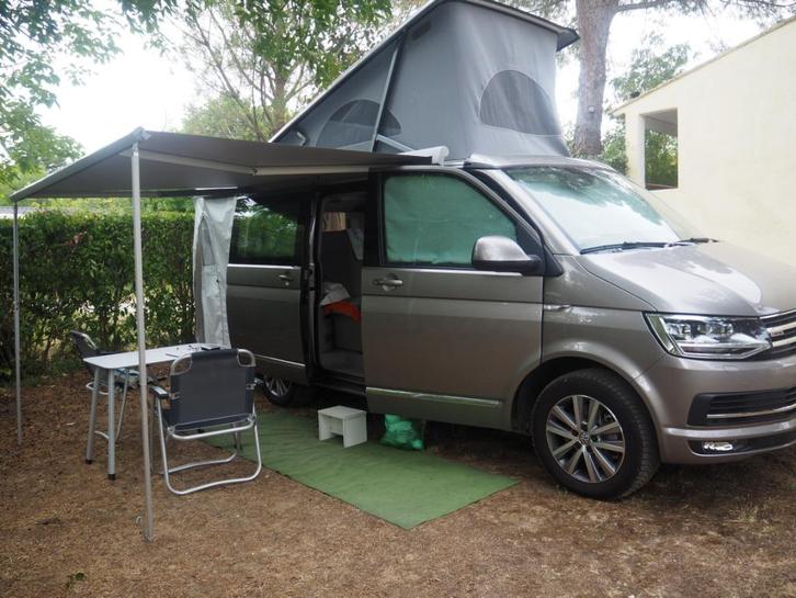 Mobilhome: VW California Ocean pop-up roof, 2.0L TDI, Caravans en Kamperen, Mobilhomes, Particulier, tot en met 4, Buscamper of Camperbus