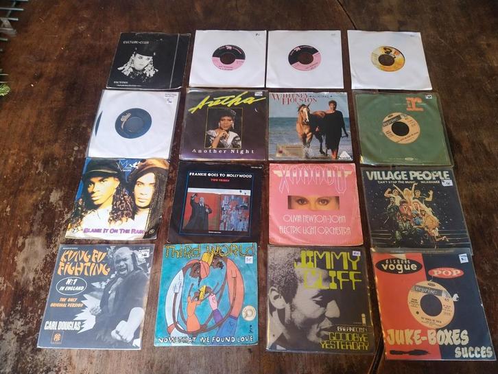 Lot van 16 singles vinyl 45 inch in gebruikte staat, Cd's en Dvd's, Vinyl Singles, Gebruikt, Ophalen of Verzenden