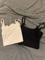 2 borstvoedingstopjes zwart en wit, Enlèvement, Blanc