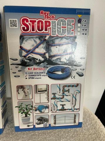 3x RAYTECH stop ice verwarmingskabel + stekker + thermostaat