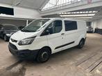 Ford Transit Custom Dubbel cabine 6plaats 2.2diesel 190000km, Euro 5, 6 zetels, Particulier, 6 deurs