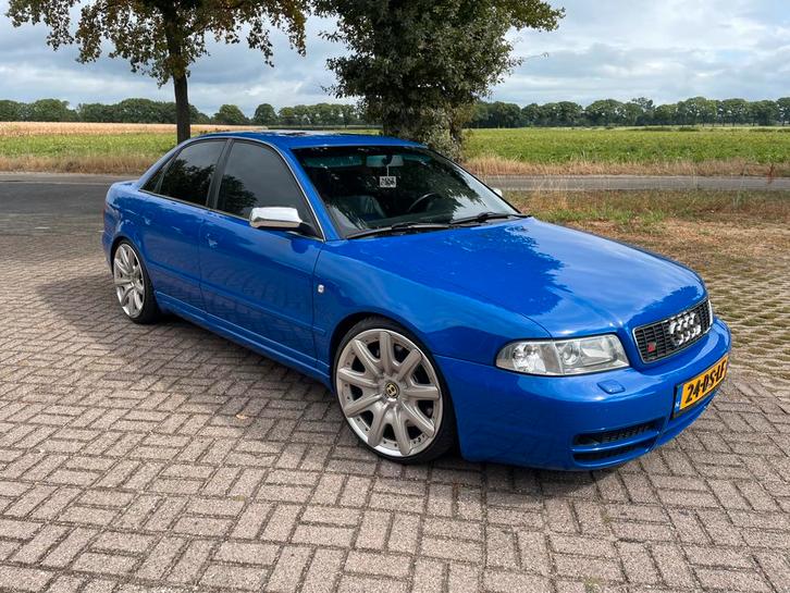 Audi s4 b5 sedan, Auto's, Audi, Particulier, S4, Benzine, Break, 5 deurs, Handgeschakeld, Blauw, Blauw, Alcantara, Vierwielaandrijving