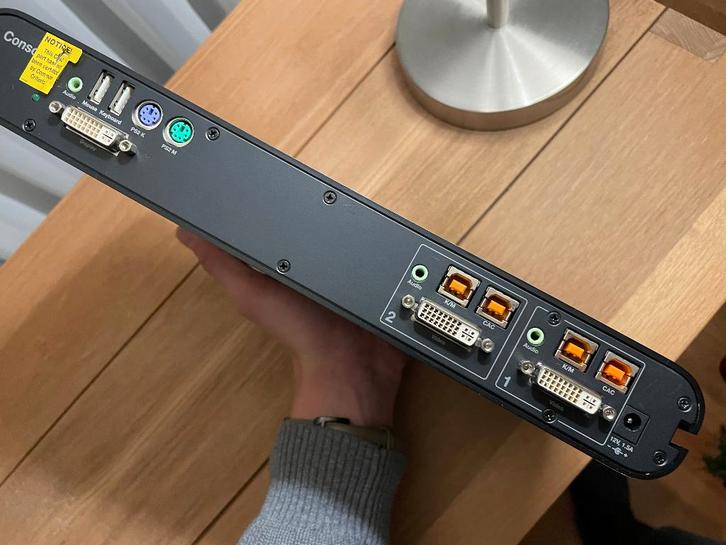 KVM Belkin F1DN102C Advanced Secure DVI-I KVM Switch, Computers en Software, Monitoren, DVI, Ophalen of Verzenden