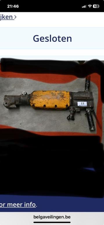 Atlas copco breekhamer, Doe-het-zelf en Bouw, Ophalen, Gebruikt