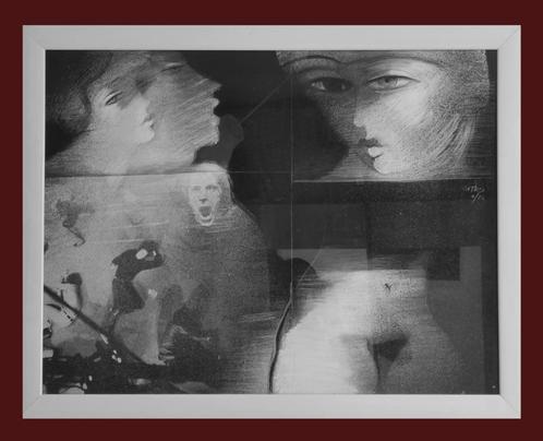 Tableau de Colette Bitker VIOLENCE ET PASSION, Antiquités & Art, Art | Peinture | Moderne, Enlèvement ou Envoi