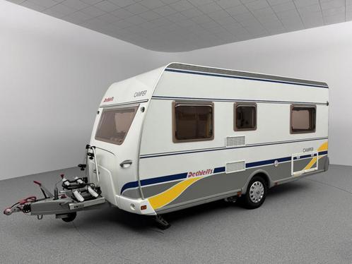 Dethleffs Camper 450 DB mover voortent INCL STALLING, Caravans en Kamperen, Caravans, Particulier, tot en met 4, Rondzit, Dethleffs