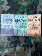 Dan Brown Da Vinci Code Digital Fortress Angels & Demons, Comme neuf, Enlèvement ou Envoi