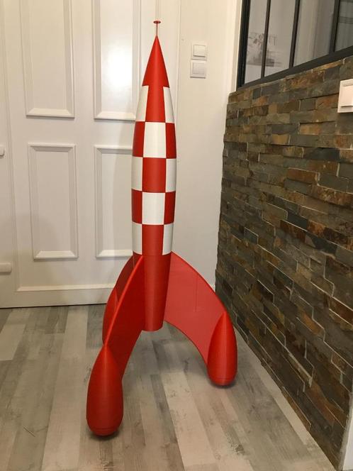 3D-raket uit het Kuifje-album 1 meter, Verzamelen, Stripfiguren, Kuifje, Ophalen of Verzenden