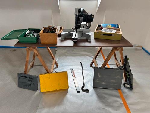 Set gereedschap! Hout-metaalbewerking, Doe-het-zelf en Bouw, Gereedschap | Overige machines, Gebruikt, Ophalen
