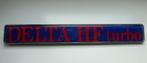 Origineel Lancia Delta HF Turbo badge logo jaren 80, Ophalen of Verzenden, Gebruikt, Auto's