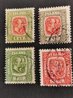 Ijsland 1907 - Koning Kristian IX en Frederik VIII, Postzegels en Munten, Postzegels | Europa | Scandinavië, Ophalen of Verzenden