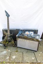 BC Rich Warlock + Boss ML-2 – ready-to-play metal set, Gebruikt, Met versterker, Solid body, Ophalen
