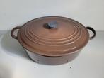 Le Creuset Model F Vintage braadpan, Huis en Inrichting, Ophalen of Verzenden, Gebruikt, Gietijzer, Kookpan of Snelkookpan