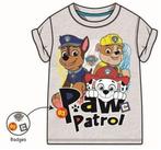 Paw Patrol T-shirt - Grijs - Maat 128, Kinderen en Baby's, Nieuw, Jongen, Ophalen of Verzenden, Shirt of Longsleeve