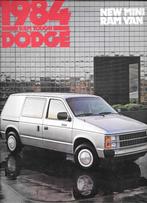 DODGE MINI RAM VAN, Boeken, Auto's | Folders en Tijdschriften, Ophalen of Verzenden, Zo goed als nieuw, Overige merken