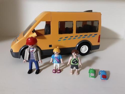 PLaymobil schoolbus - compleet, Kinderen en Baby's, Speelgoed | Playmobil, Zo goed als nieuw, Complete set, Verzenden