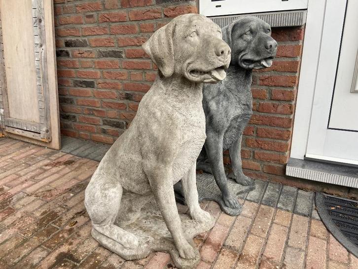 Labrador Retriever en meer honden beelden, Tuin en Terras, Tuinbeelden, Nieuw, Dierenbeeld, Beton, Ophalen