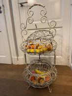 SMEEDIJZEREN DUBBELE FRUITMAND groente mand Flamant basket, Ophalen, Overige materialen, Mand, Rond