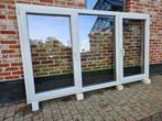 4 Prachtige Pvc Ramen Deceuninck, Ophalen, Zo goed als nieuw, Glas, Buitendeur