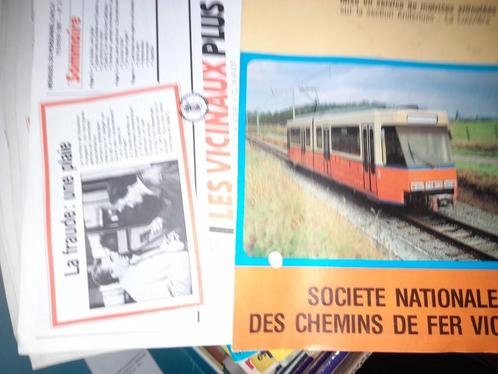 Lot de 85 revues Nos vicinaux Tram SNCV, Verzamelen, Spoorwegen en Tram, Tram, Ophalen of Verzenden