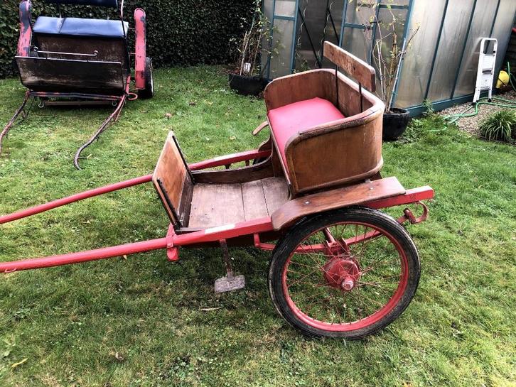 Charette, Dieren en Toebehoren, Rijtuigen en Koetsen, Gebruikt, Sulky, Pony