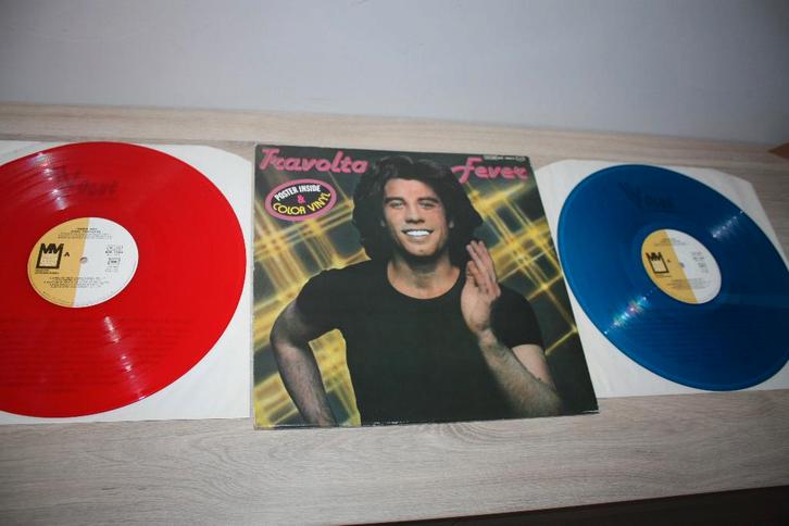 Travolta Fever ( Color Vinyl ) dubbel LP (rood/blauw)1978., CD & DVD, Vinyles | Pop, Comme neuf, 1960 à 1980, 12 pouces, Enlèvement ou Envoi