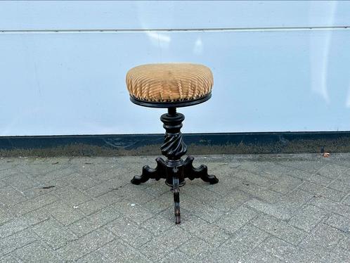 Antieke Pianokruk, Antiek en Kunst, Antiek | Meubels | Stoelen en Sofa's, Ophalen of Verzenden