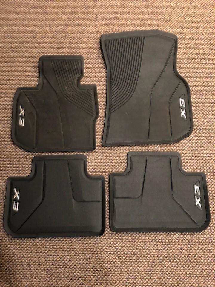 Rubber (4) matten passend voor BMW X3 G01 perfecte staat, Auto diversen, Automatten, Ophalen