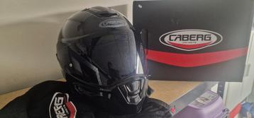 Motor helm | CCaberg Drift Evo 2 Carbon Black, M, Enlèvement ou Envoi, Casque intégral, Neuf, avec ticket