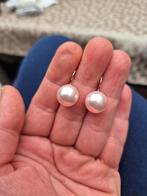 Chique vintage zilveren parel oorbellen, Handtassen en Accessoires, Ophalen of Verzenden
