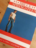 Bruce Springsteen officiële kalender 1986 Collector, Verzamelen, Zo goed als nieuw, Ophalen