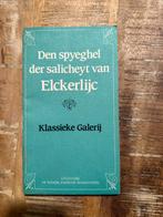 Den Spyeghel der salicheyt van Elckerlijc - klassieke galeri, Boeken, Ophalen of Verzenden, Gelezen, België