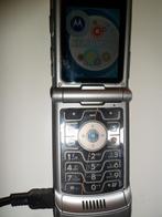 MOTOROLA GSM Razr V3 (EG3) Flip scherm, zilver, goede staat, Télécoms, Téléphonie mobile | Motorola, Utilisé, Clavier physique