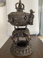 Brûle-encens, bronze à cire perdue, art bouddhiste Newar, Utilisé, Enlèvement ou Envoi