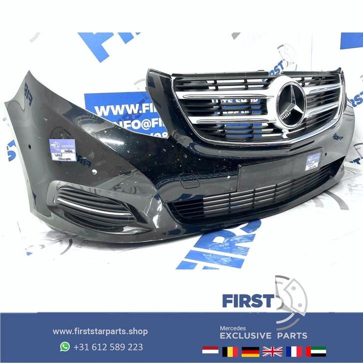W447 BUMPER Mercedes V KLASSE / VITO VOORBUMPER COMPLEET ZWA, Auto-onderdelen, Carrosserie, Bumper, Mercedes-Benz, Voor, Gebruikt