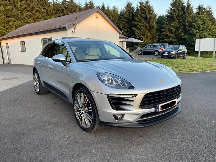 Magnifique Porsche Macan S ! 99 500 km, Auto's, Porsche, Bedrijf, Macan, Open dak, Diesel, Automaat, Dealer onderhouden, Ophalen