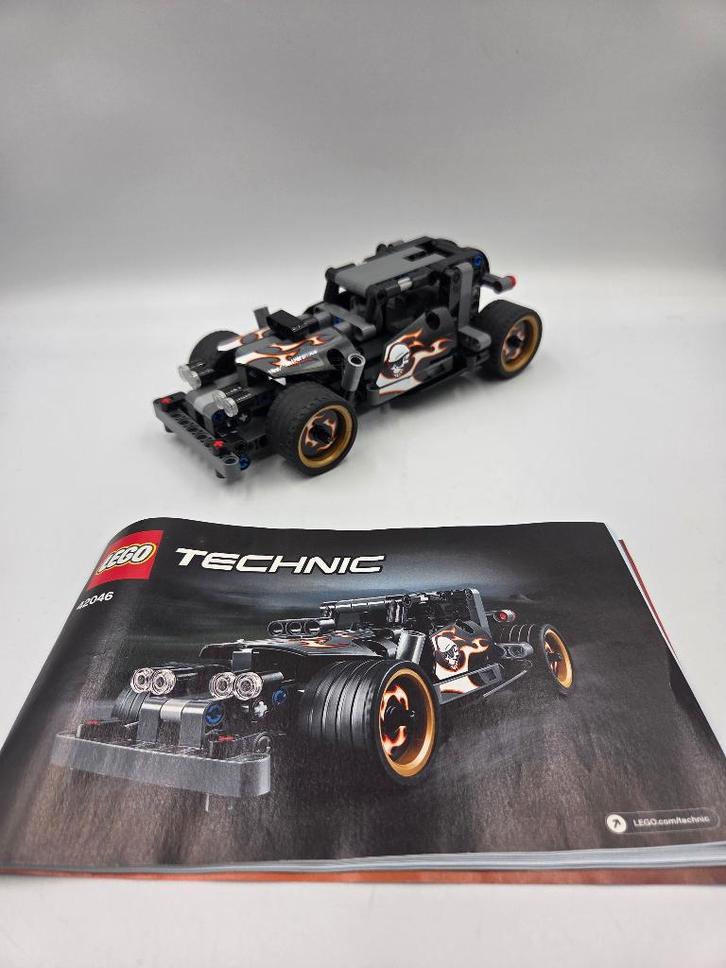 Lego Technic 42046 Champion Racer noir, Enfants & Bébés, Jouets | Duplo & Lego, Comme neuf, Lego, Ensemble complet, Enlèvement ou Envoi